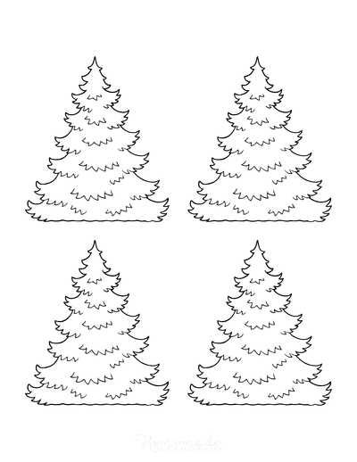 printable large christmas tree