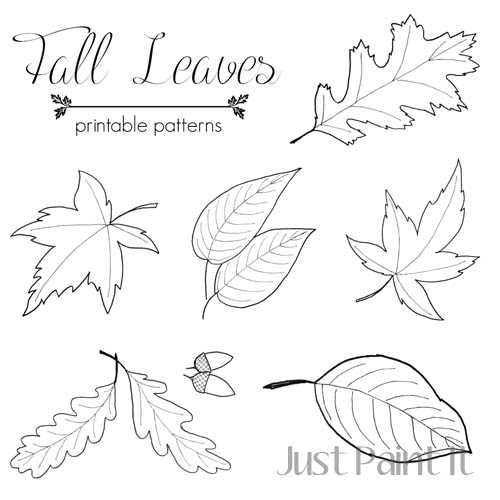 printable leaf patterns free