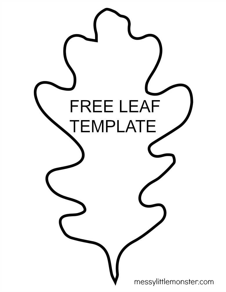 printable leaf templates