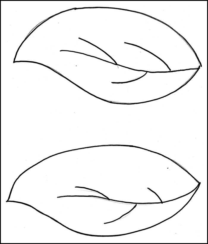 printable leaves template