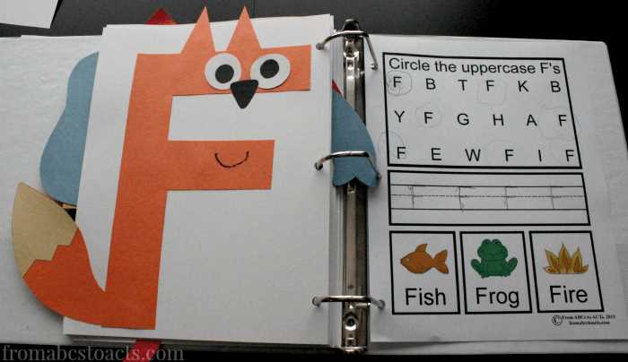printable letter f craft