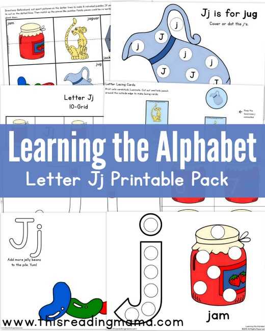 printable letter j