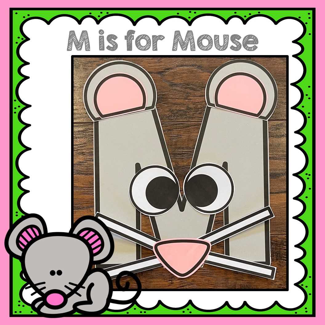 printable letter m craft template