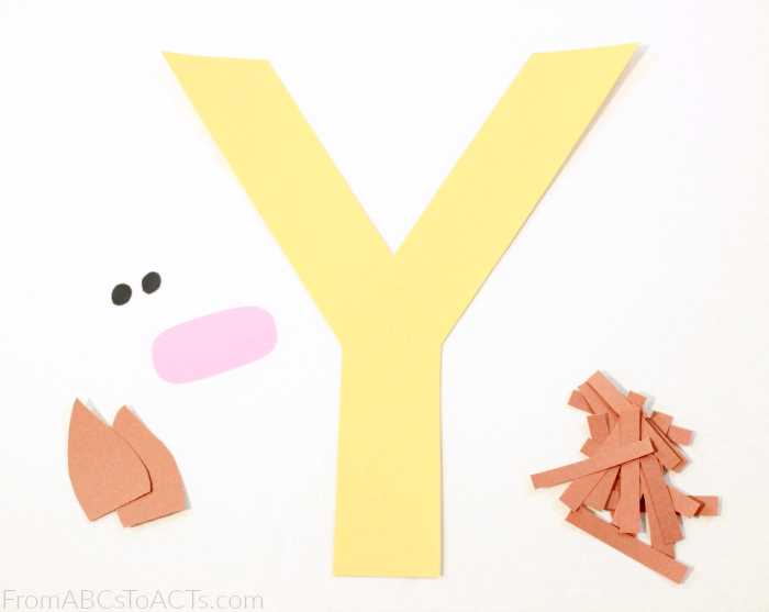 printable letter y craft