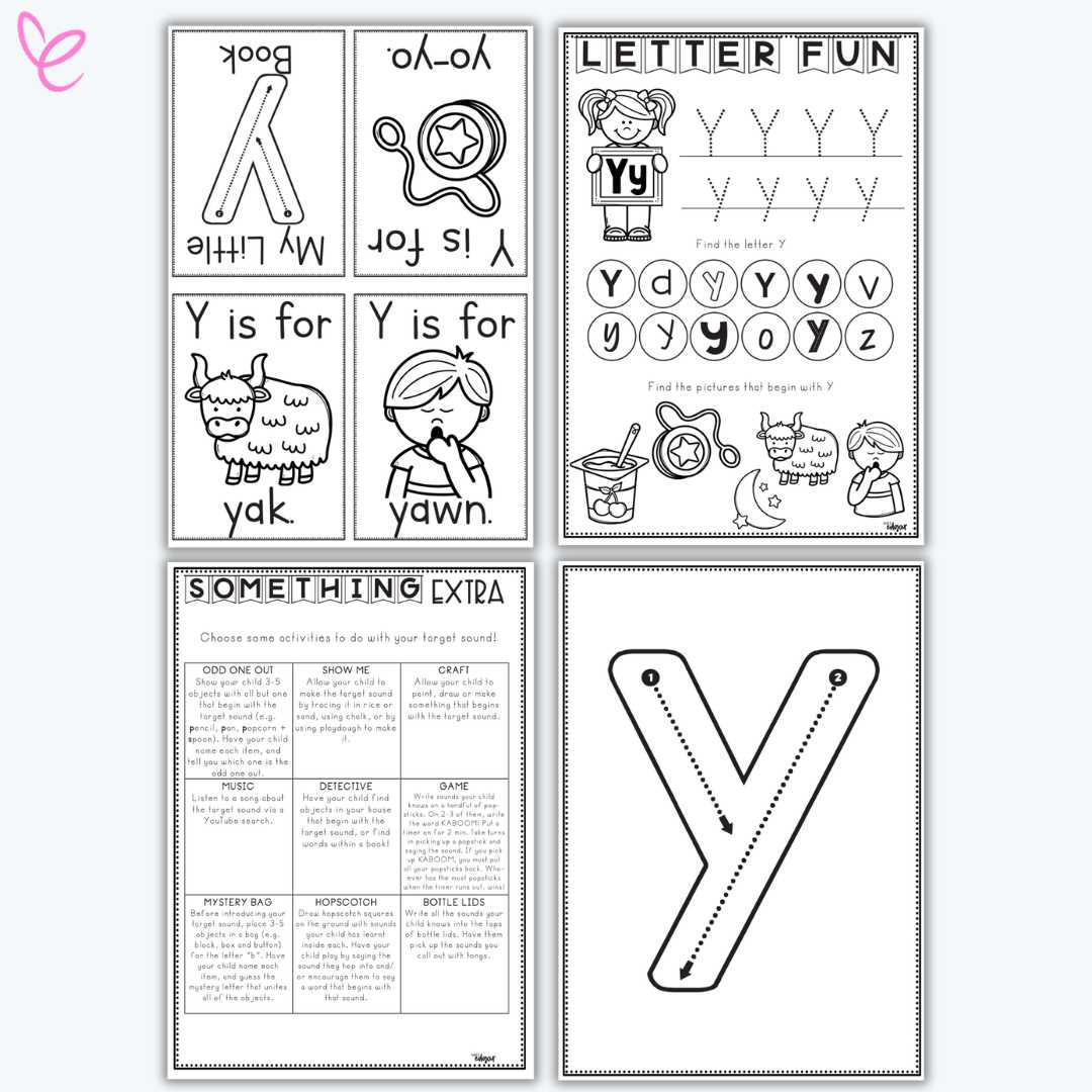 printable letter y craft