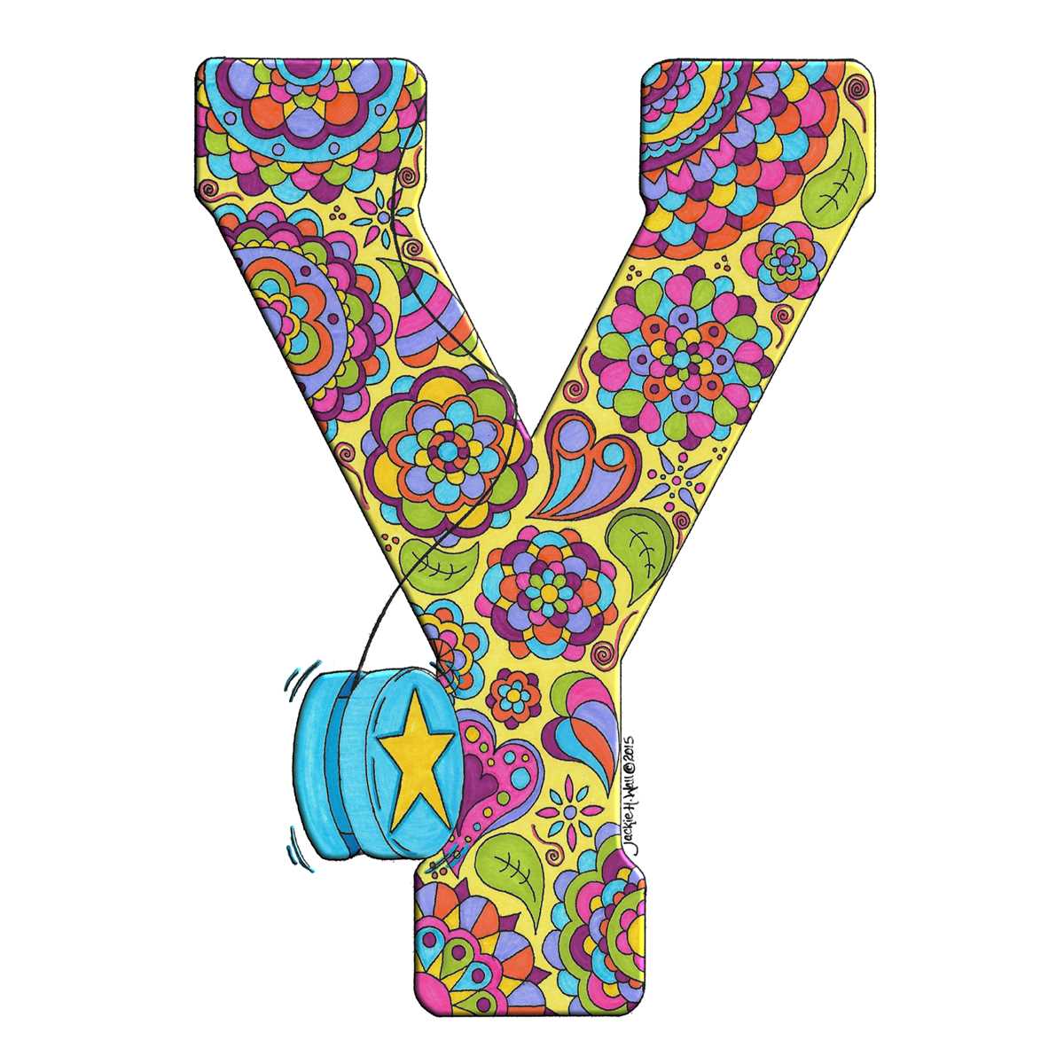 printable letter y craft