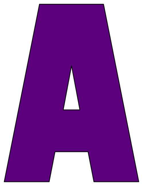 printable letters color