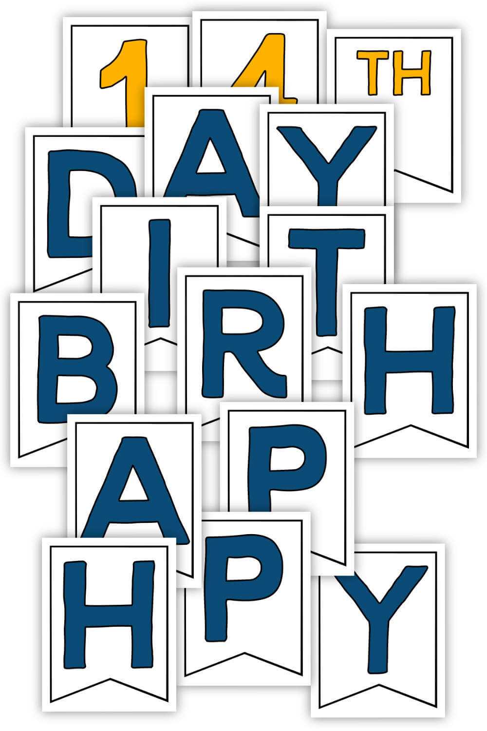 printable letters happy birthday