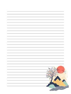 printable lined papaer