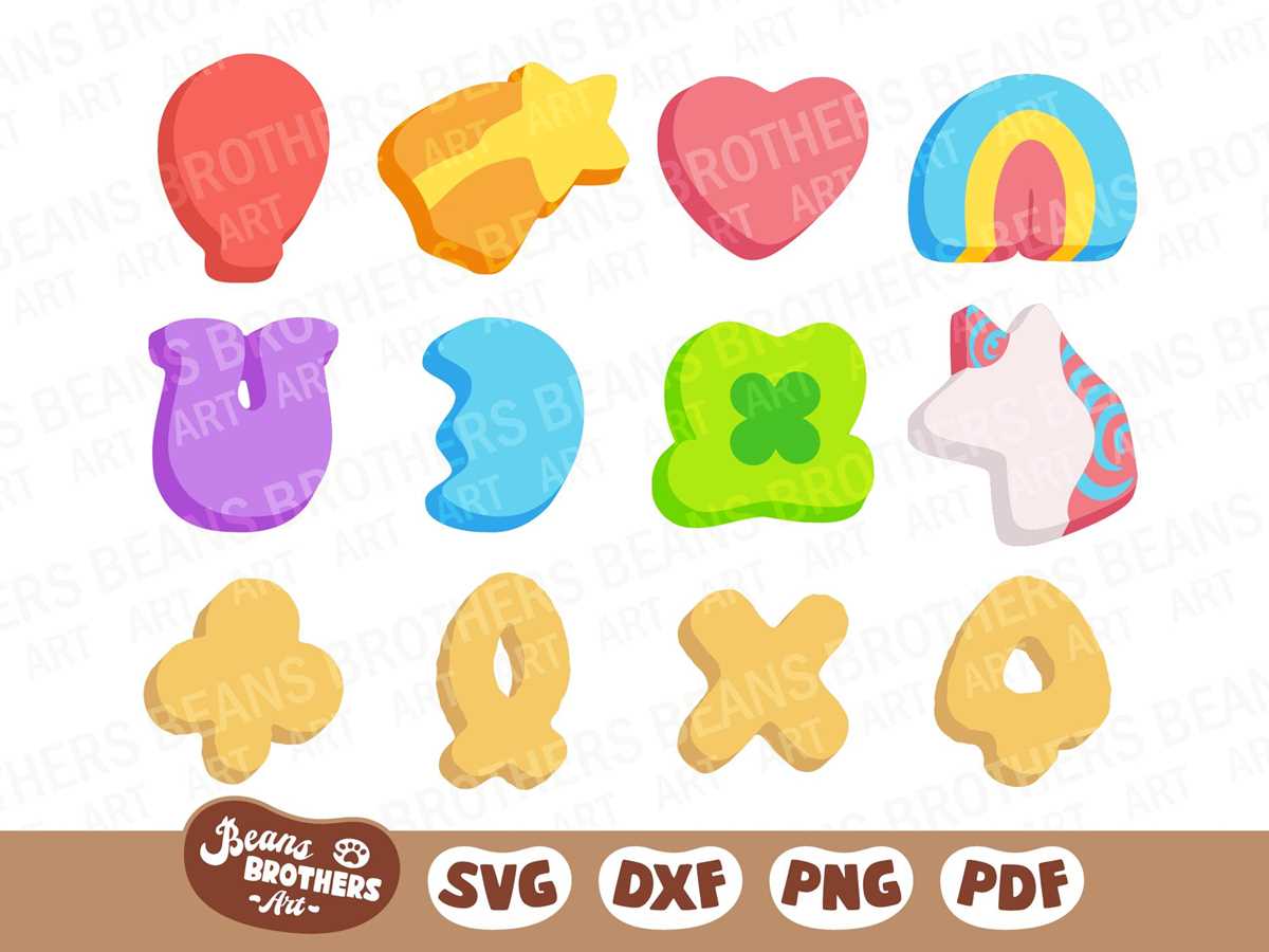 printable lucky charms clipart