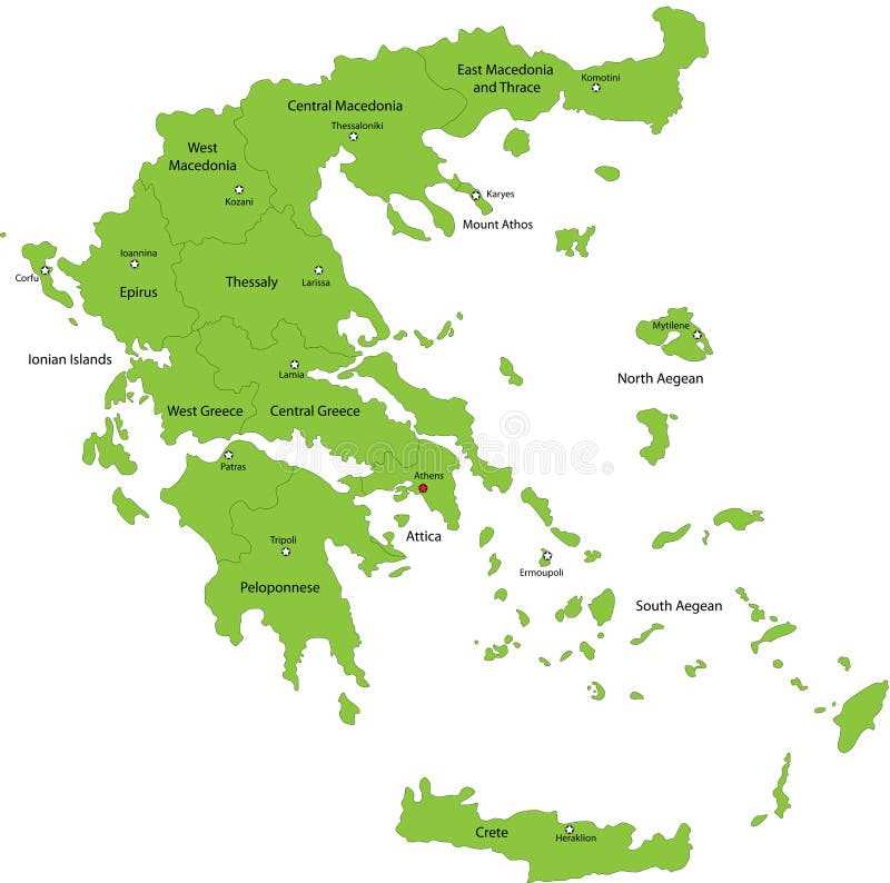 printable map of greece