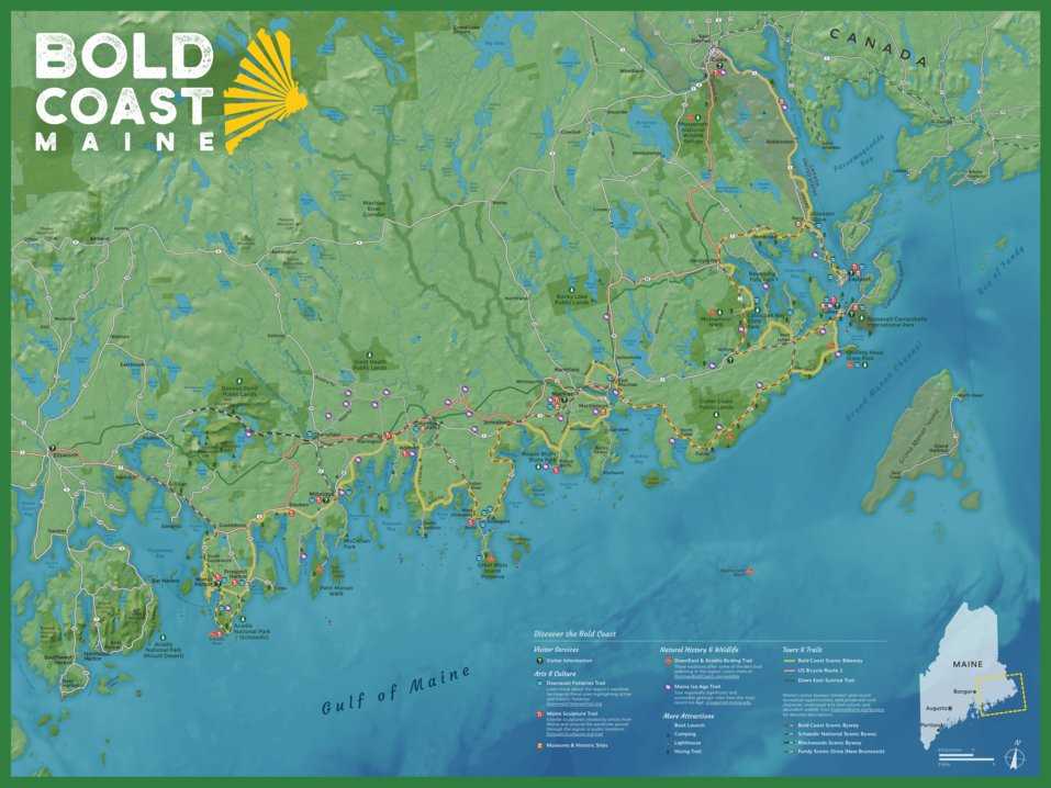 printable map of maine coast