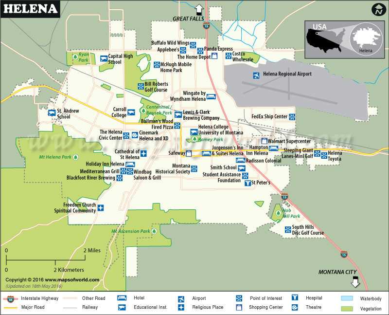 printable map of montana