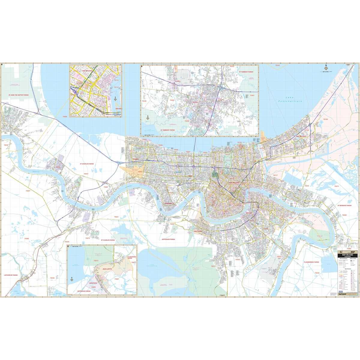 printable map of new orleans