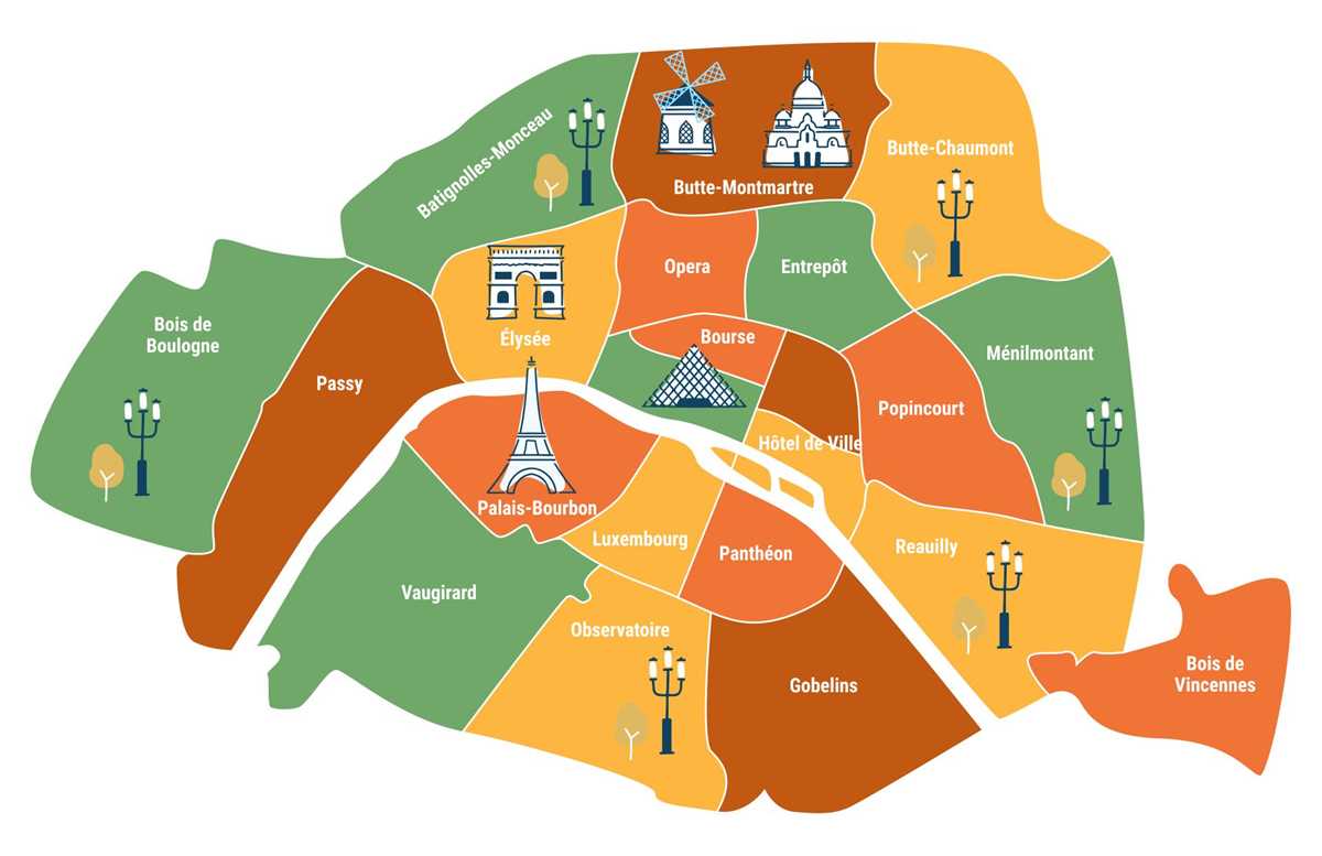 printable map of paris tourist attractions