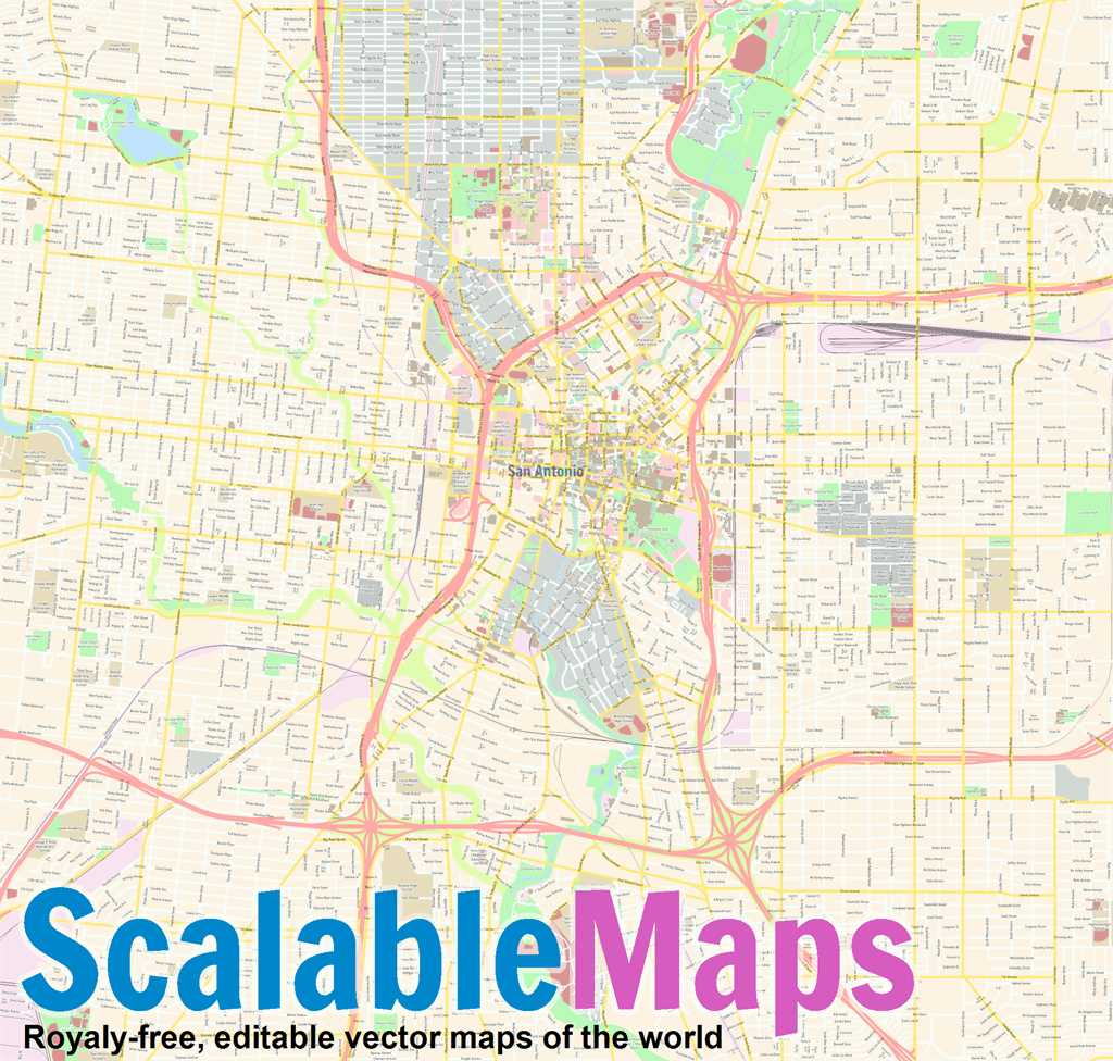 printable map of san antonio texas