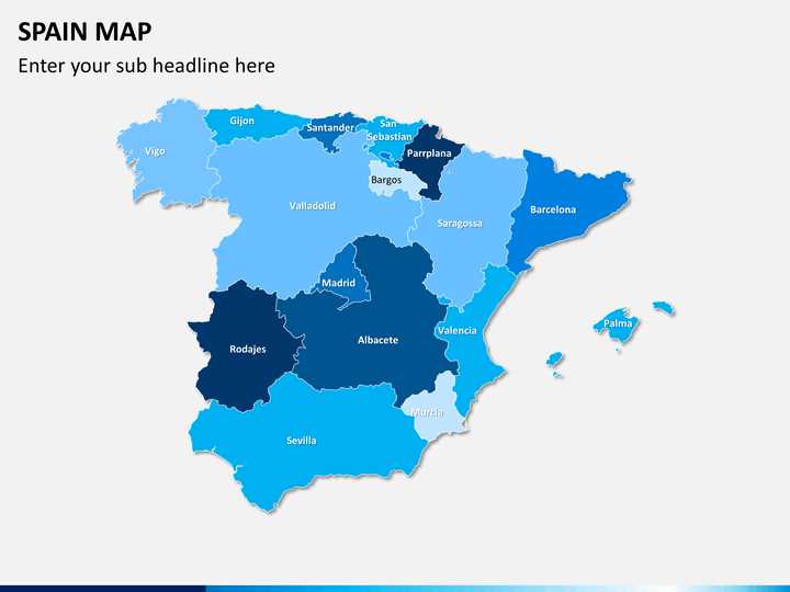 printable map of spain