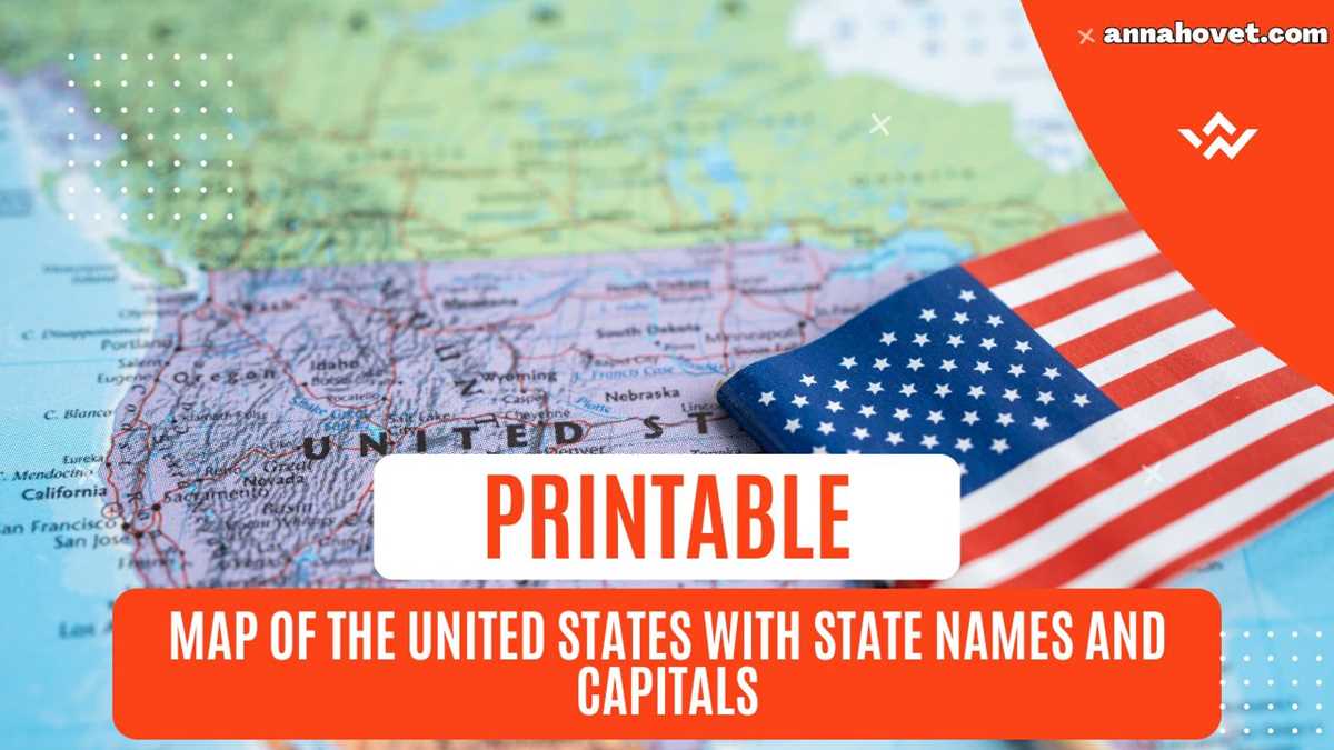 printable map of states and capitals