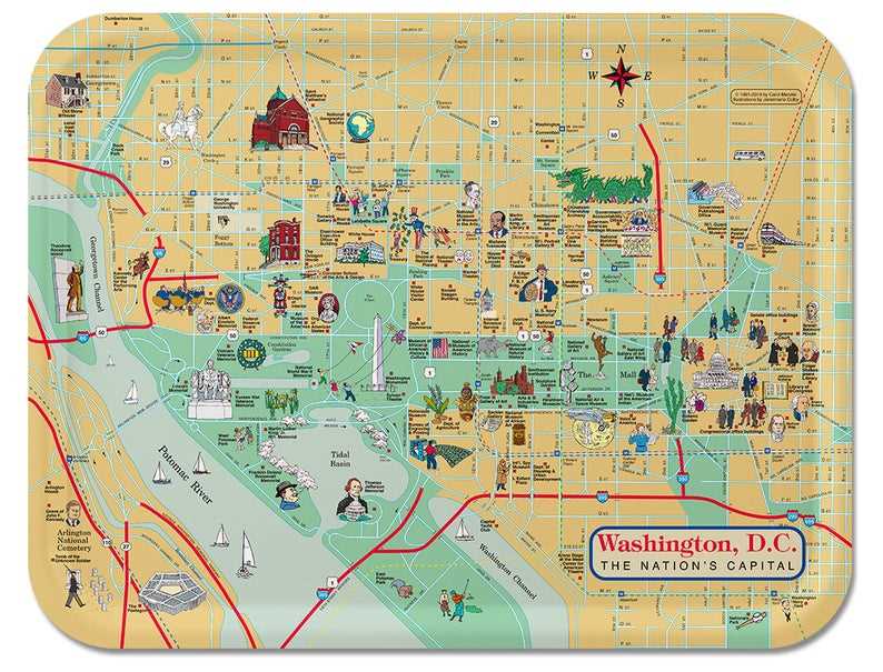 printable map of washington dc mall