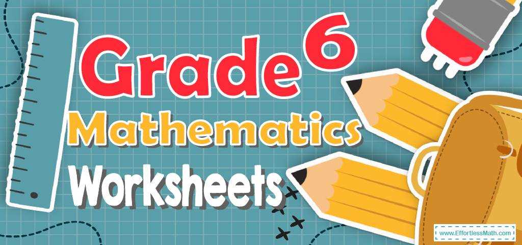 printable math worksheets 6th grade
