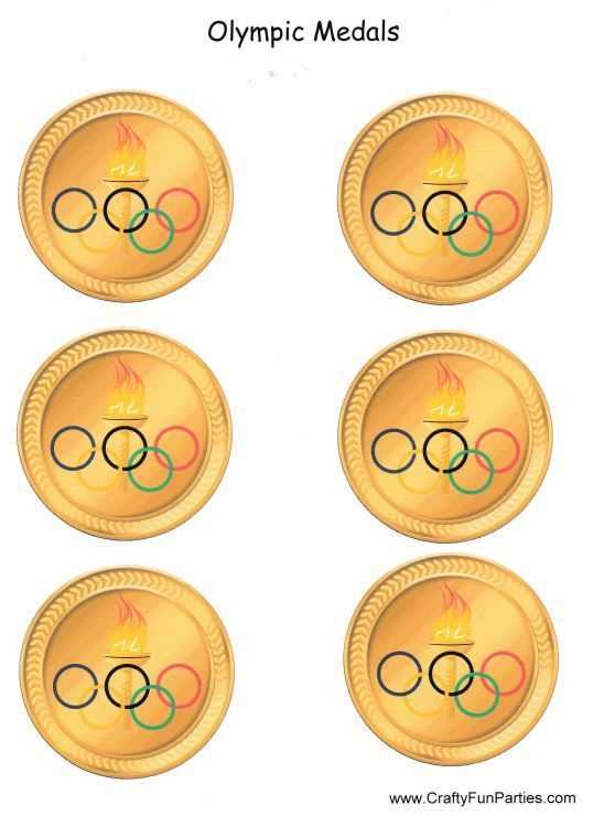 printable medals for the olympics
