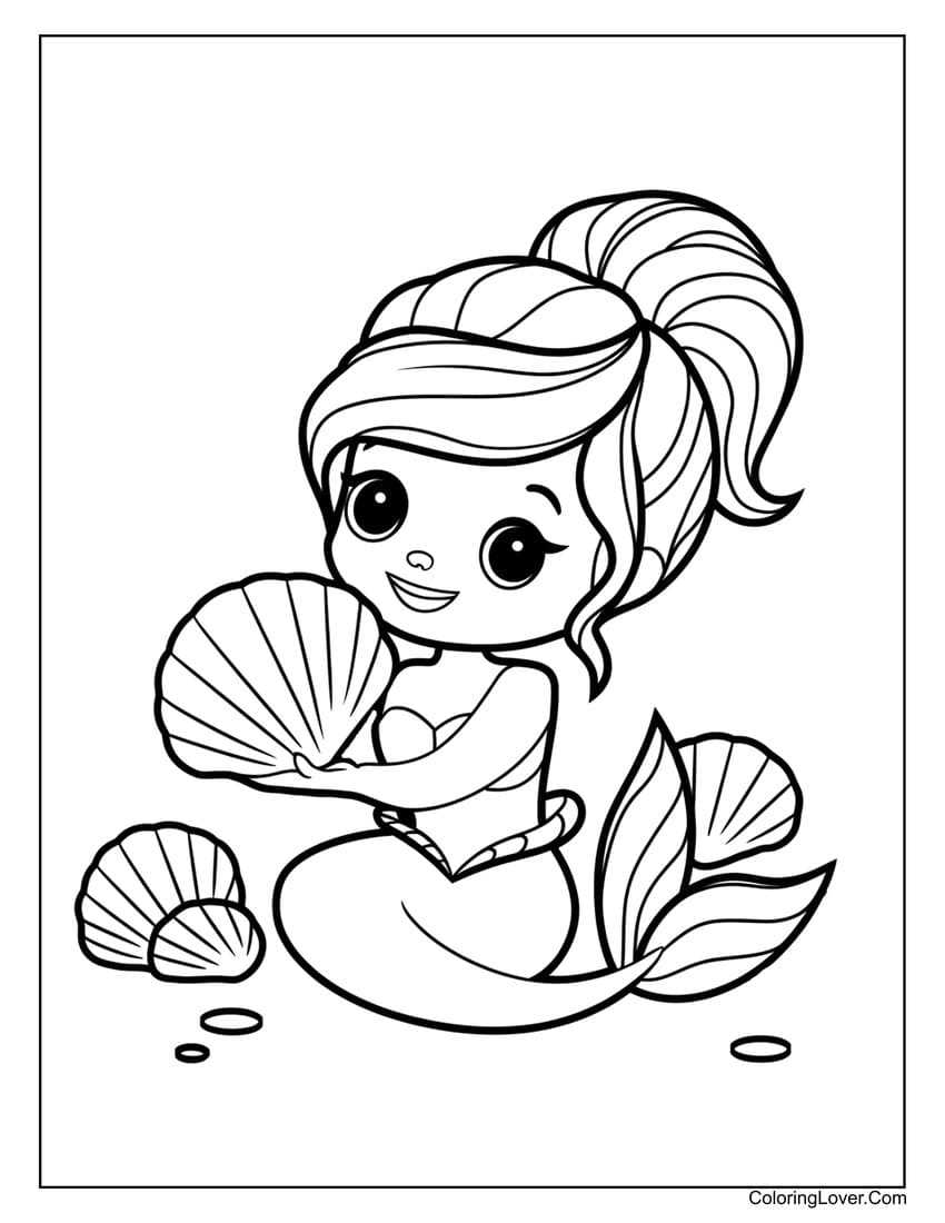 printable mermaid pictures