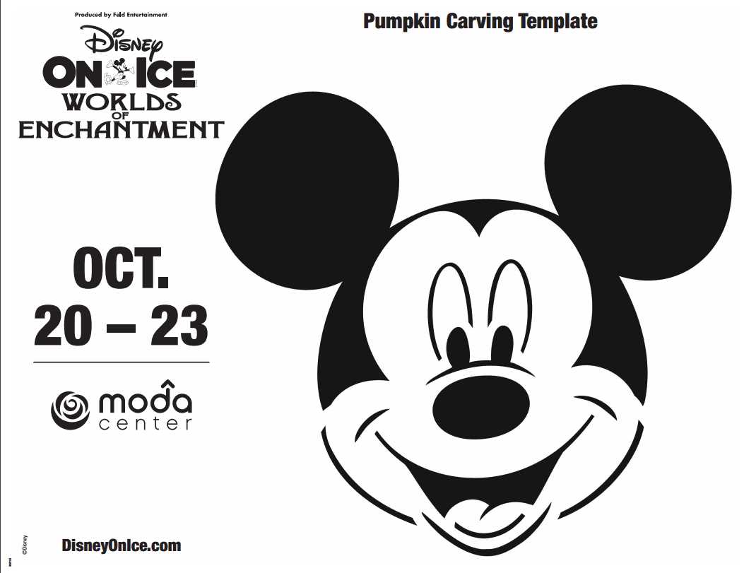 printable mickey mouse template