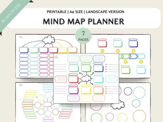 printable mind map template