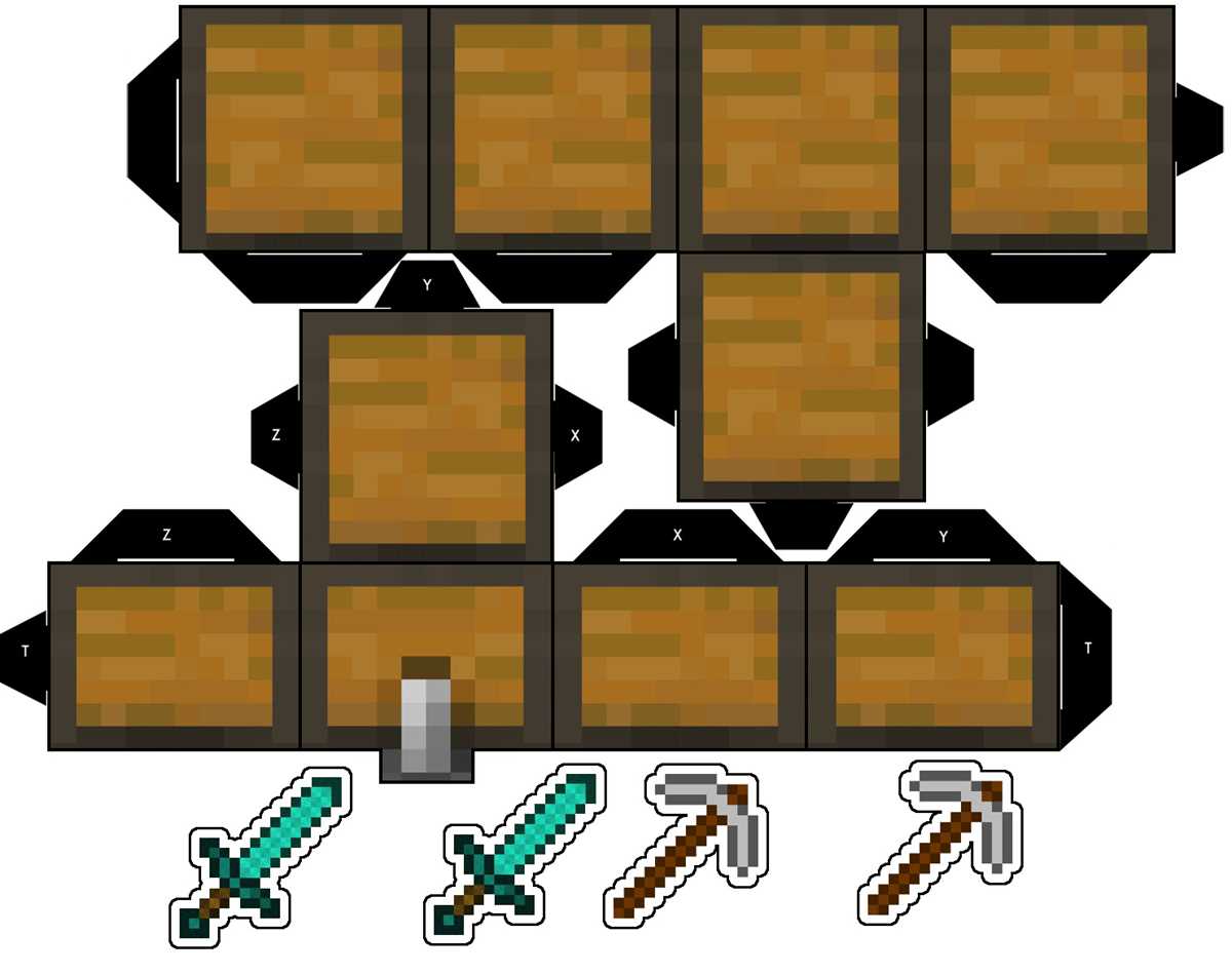 printable minecraft origami