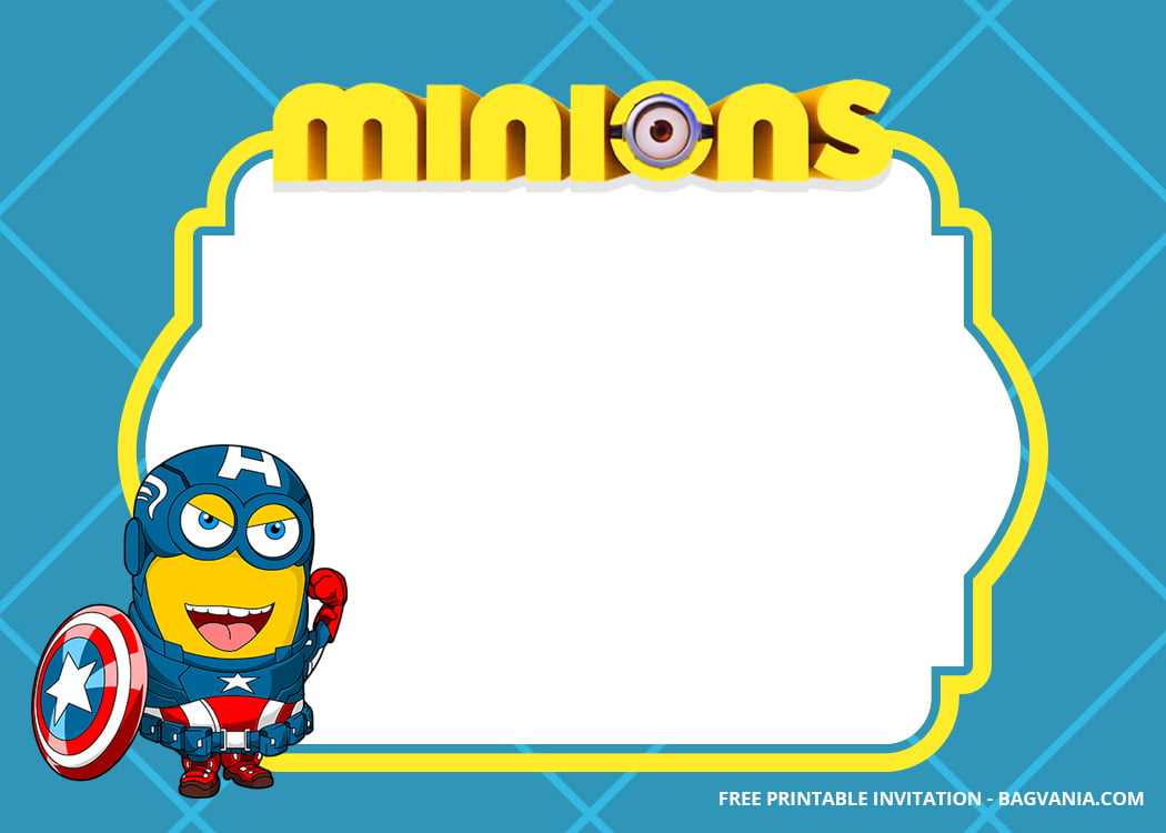 printable minion template