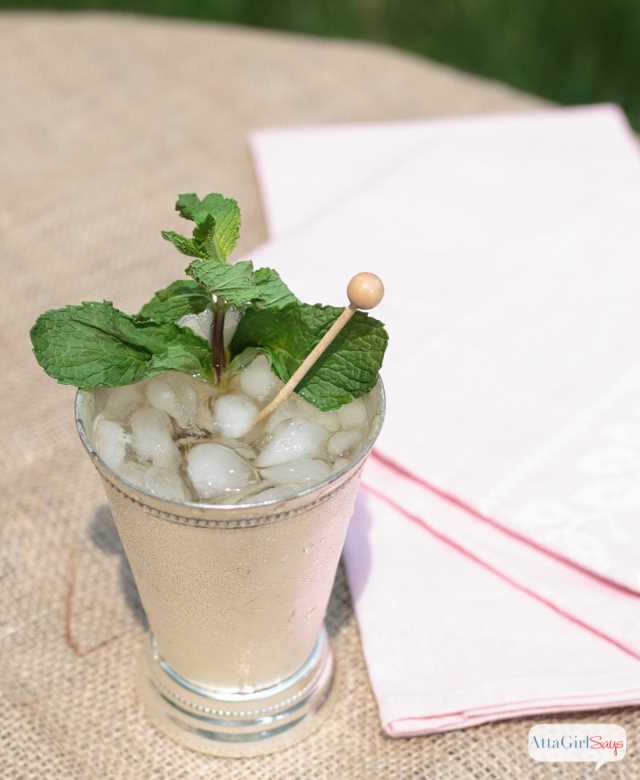 printable mint julep recipe