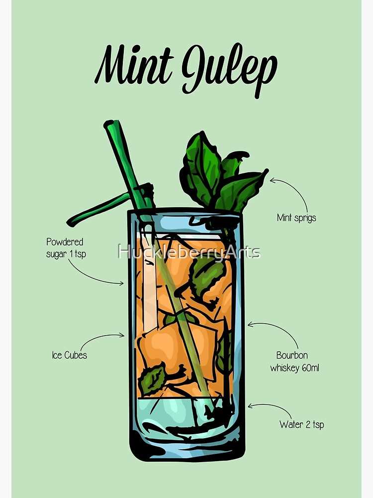 printable mint julep recipe