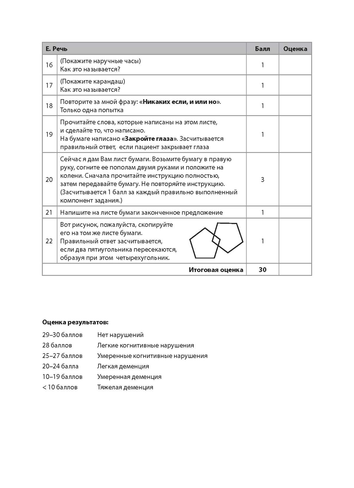 printable mmse test