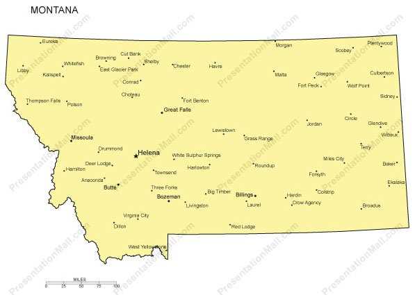 printable montana map