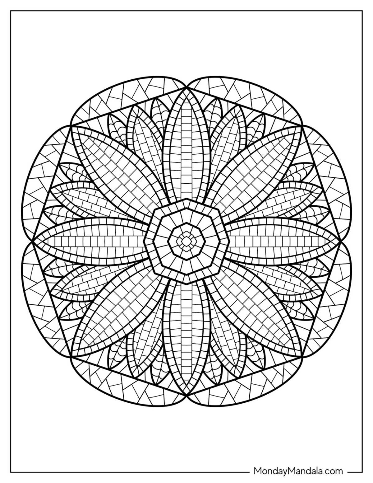 printable mosaic coloring sheets