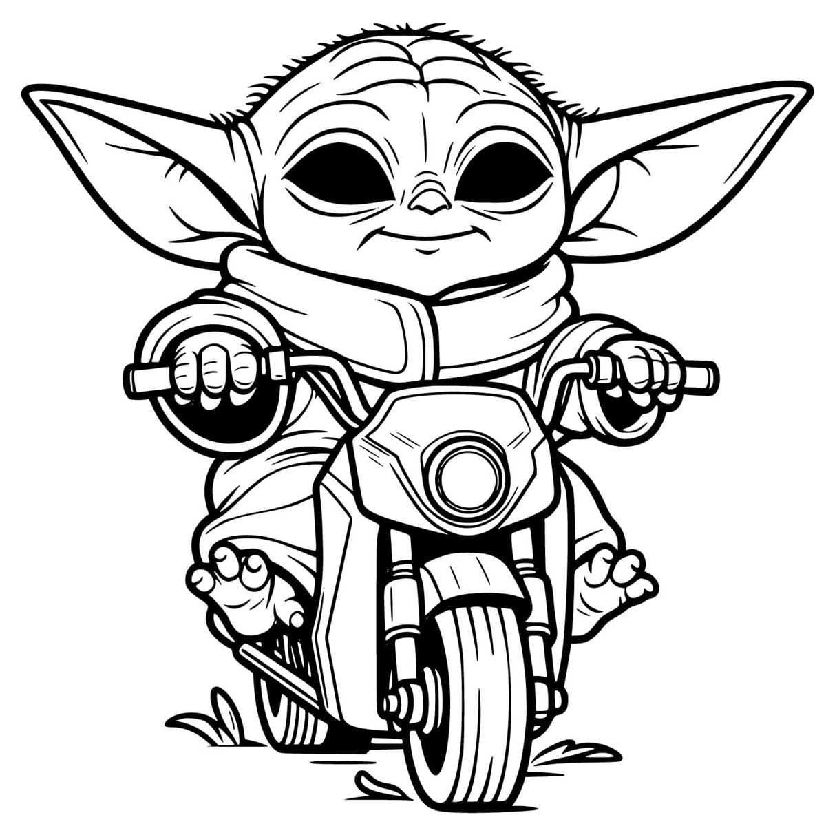 printable motorbike colouring pages