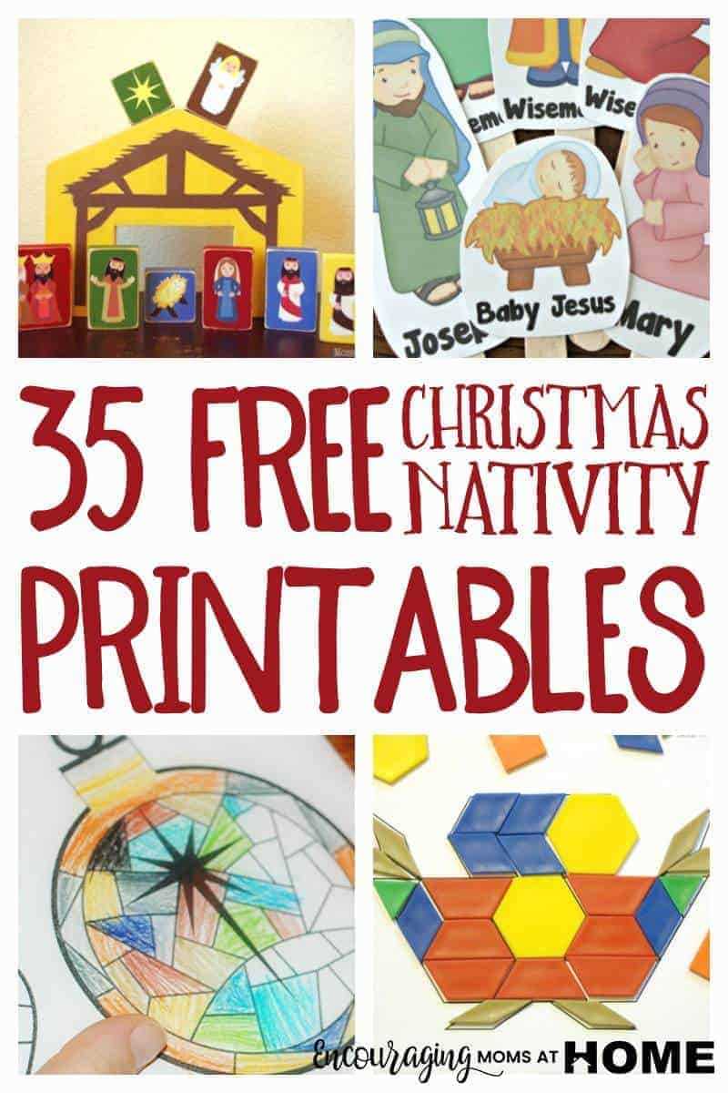 printable nativity story