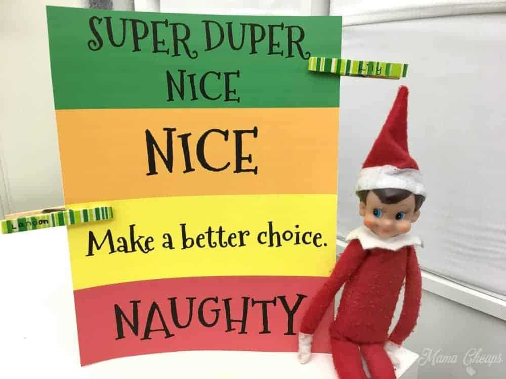 printable naughty list