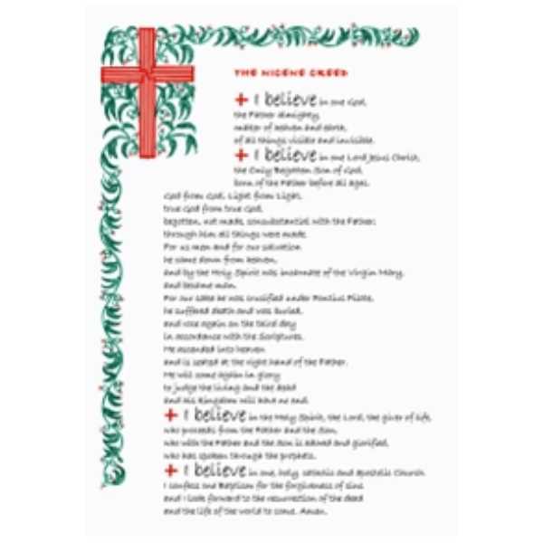 printable nicene creed