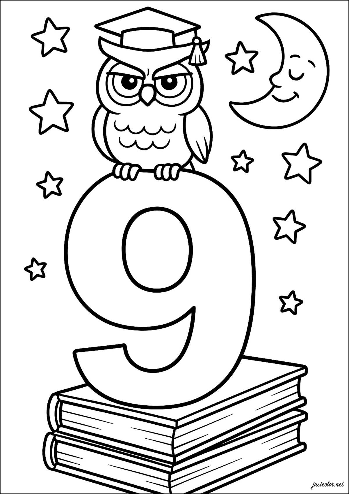 printable number 9
