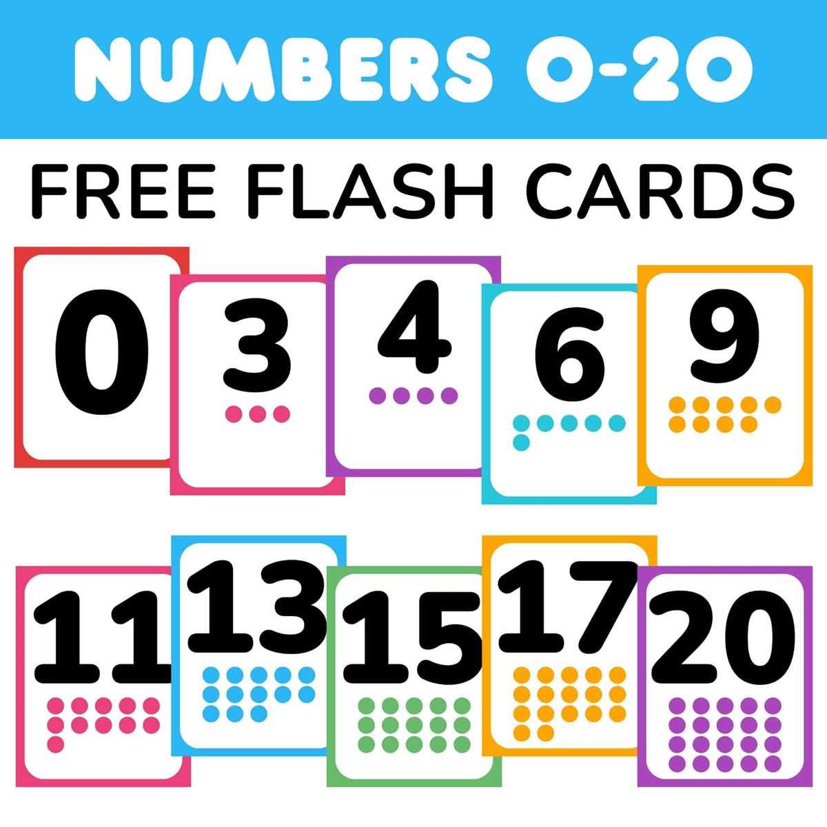 printable numbers 1 20
