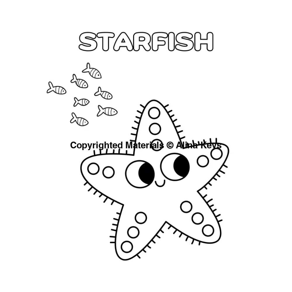 printable ocean animals coloring pages