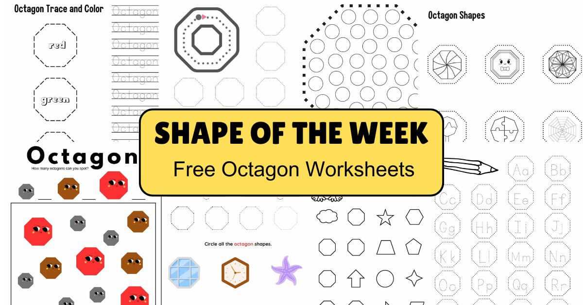 printable octagon shape