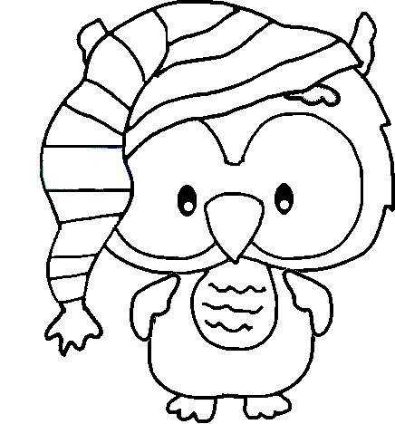 printable owl outline