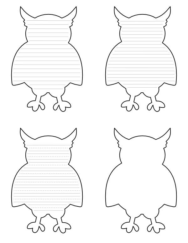 printable owl template