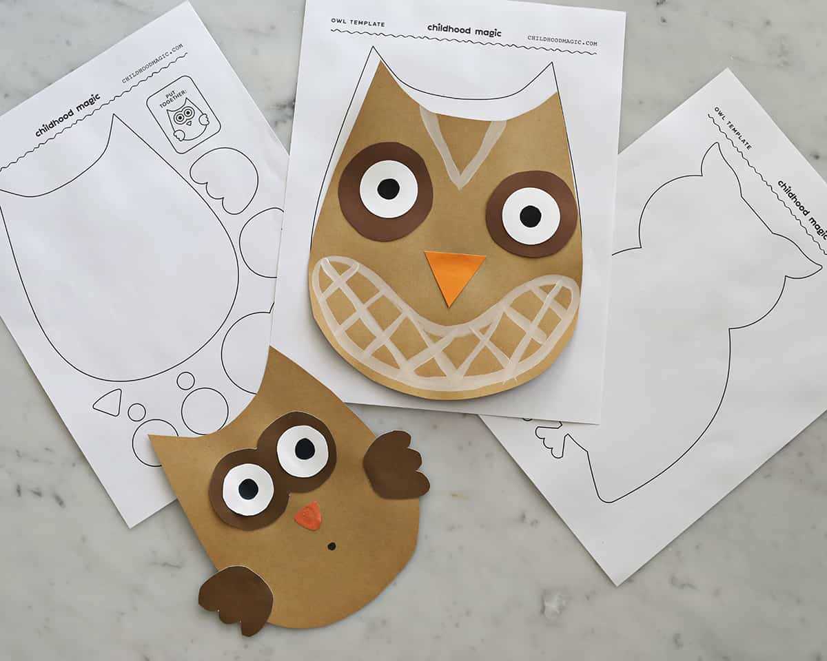 printable owl template