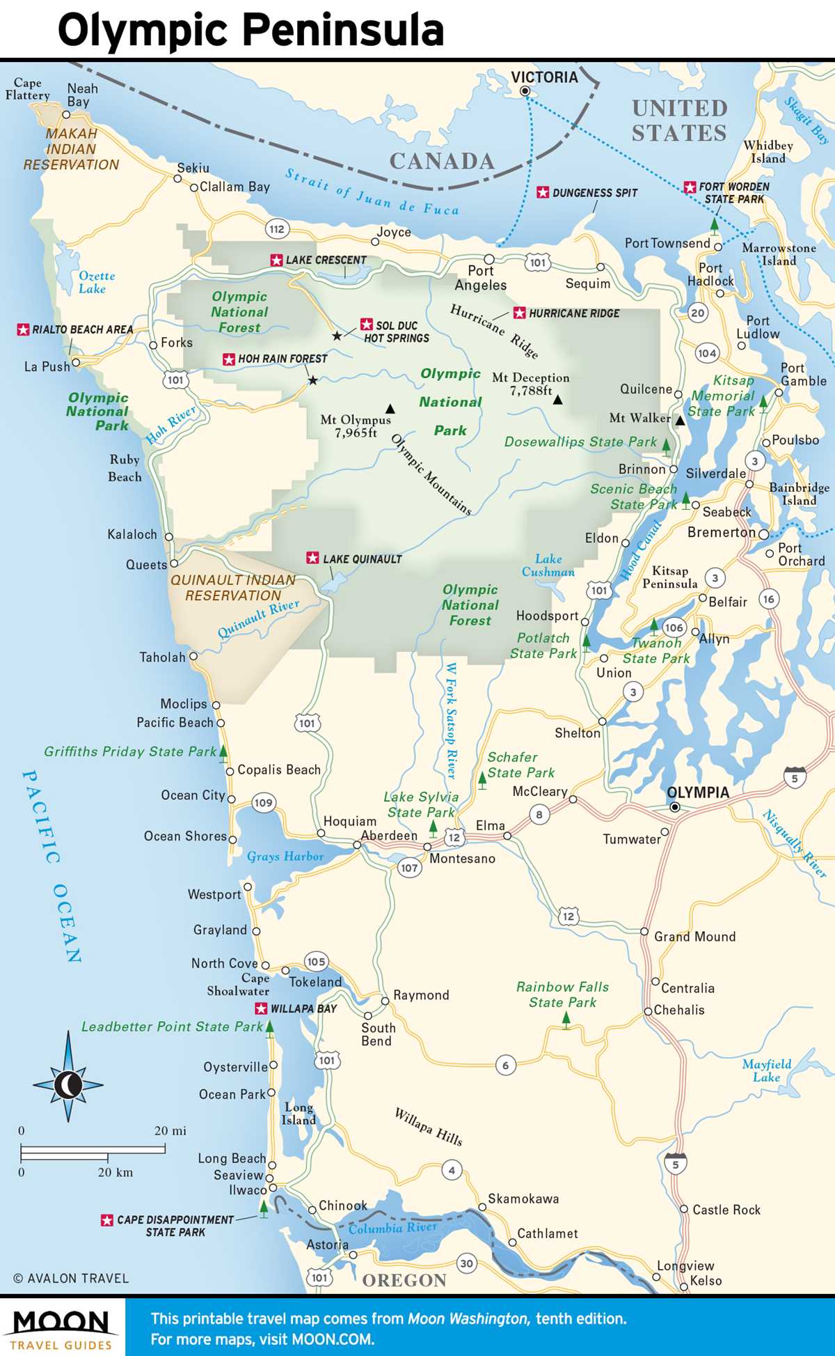 printable pacific coast highway map