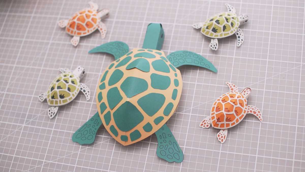 printable paper turtle craft