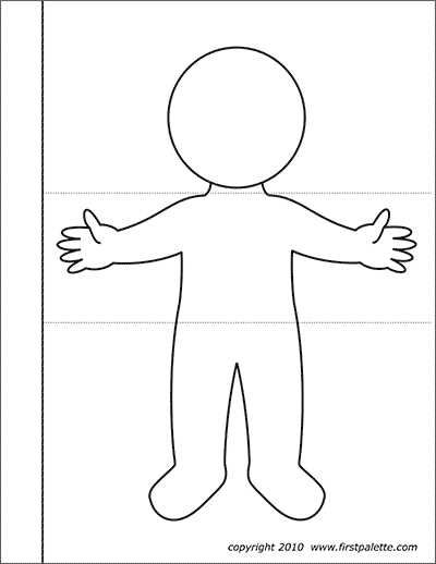 printable people template