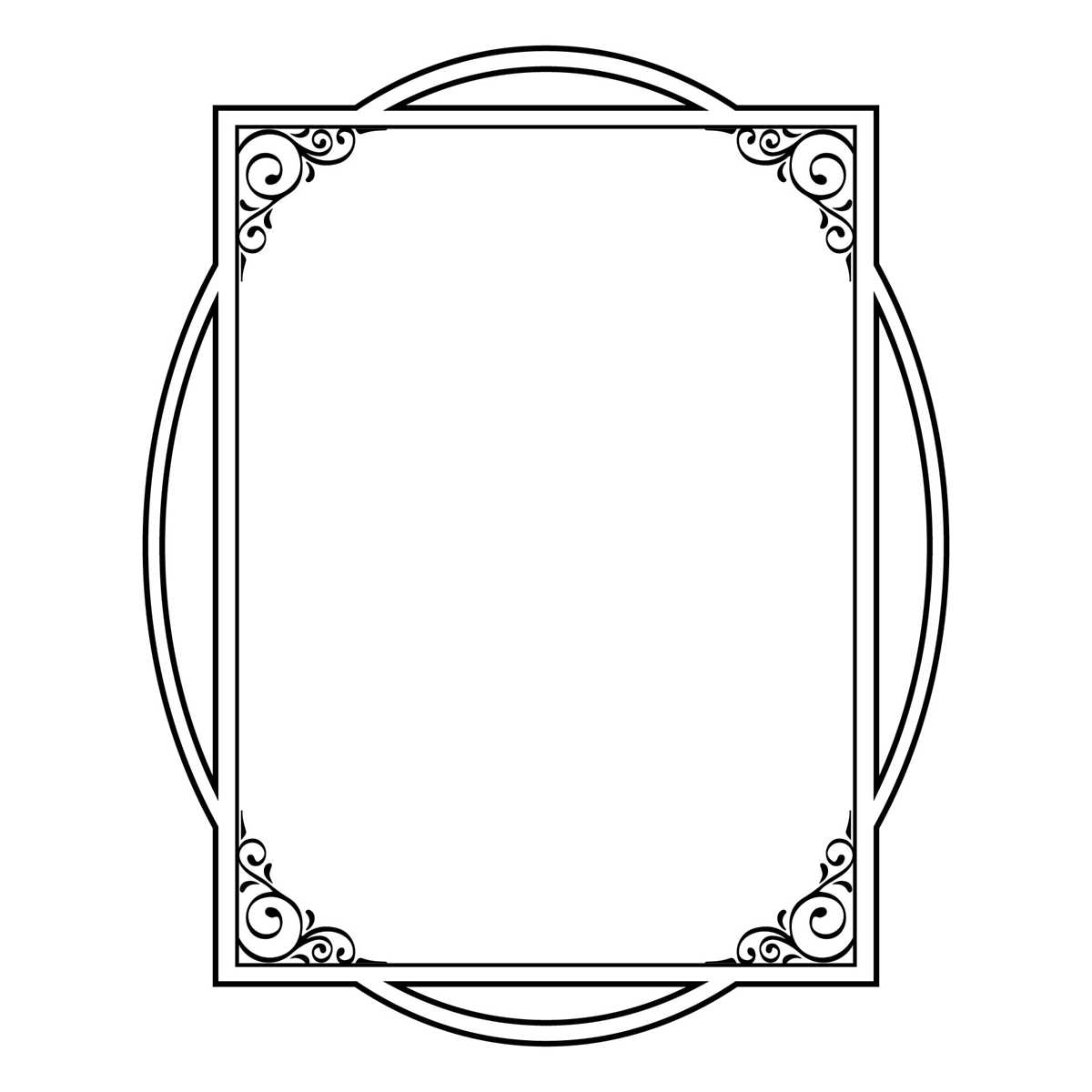 printable picture frames templates
